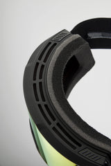100% Snowcraft XL HiPER lenses close-up showing anti-fog coating.