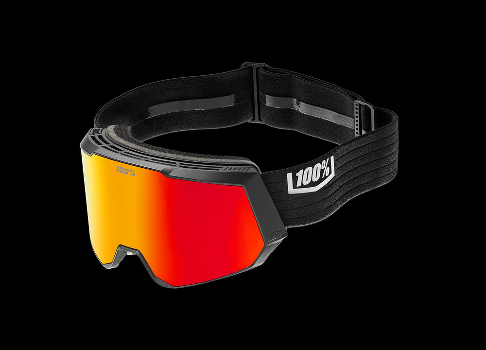 100% Snowcraft XL HiPER goggles packed for snow sports and travel readiness.