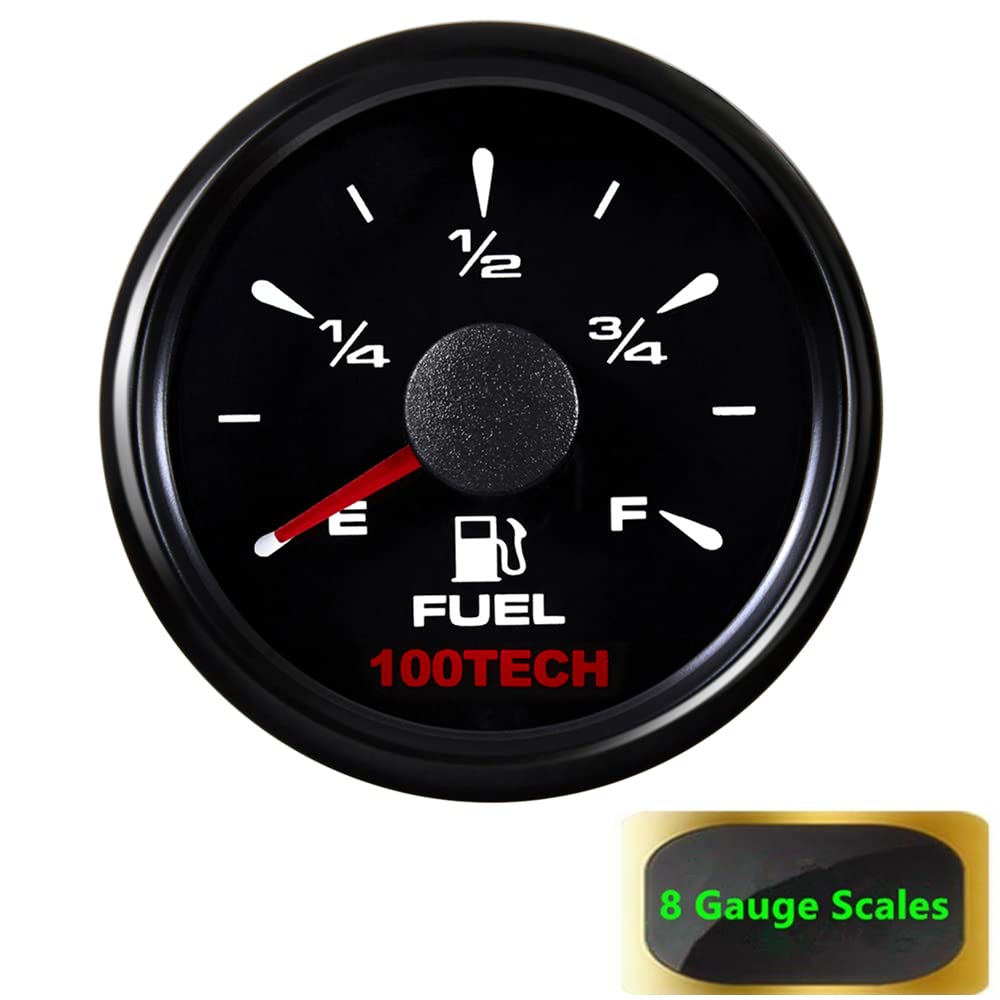 100TECH IP67-rated stainless bezel protecting gauge in harsh marine conditions
