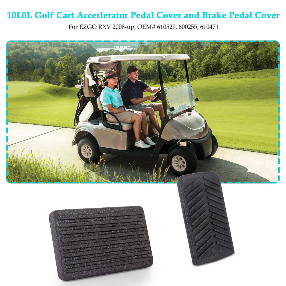 10L0L pedal pad cover assembly image focusing on OEM-style replacement fit