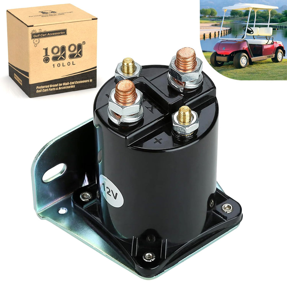 10L0L starter solenoid on Yamaha G2 assembly for smooth power switching