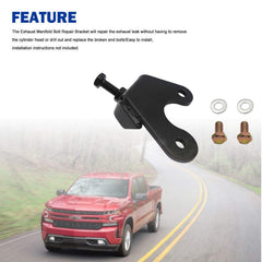 1409KMT exhaust manifold bracket passenger-side front ensures tight seal and durable performance
