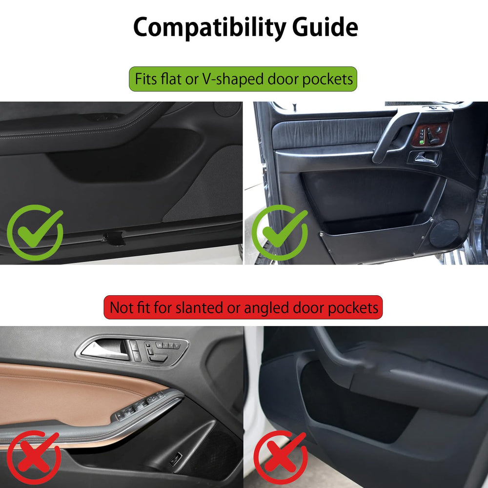 Car interior with 1797 clip-on cup holder offering secure fit without damage