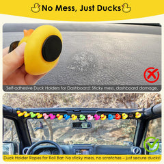 1797 duck holder headrest-rod attachment prevents clutter on trips