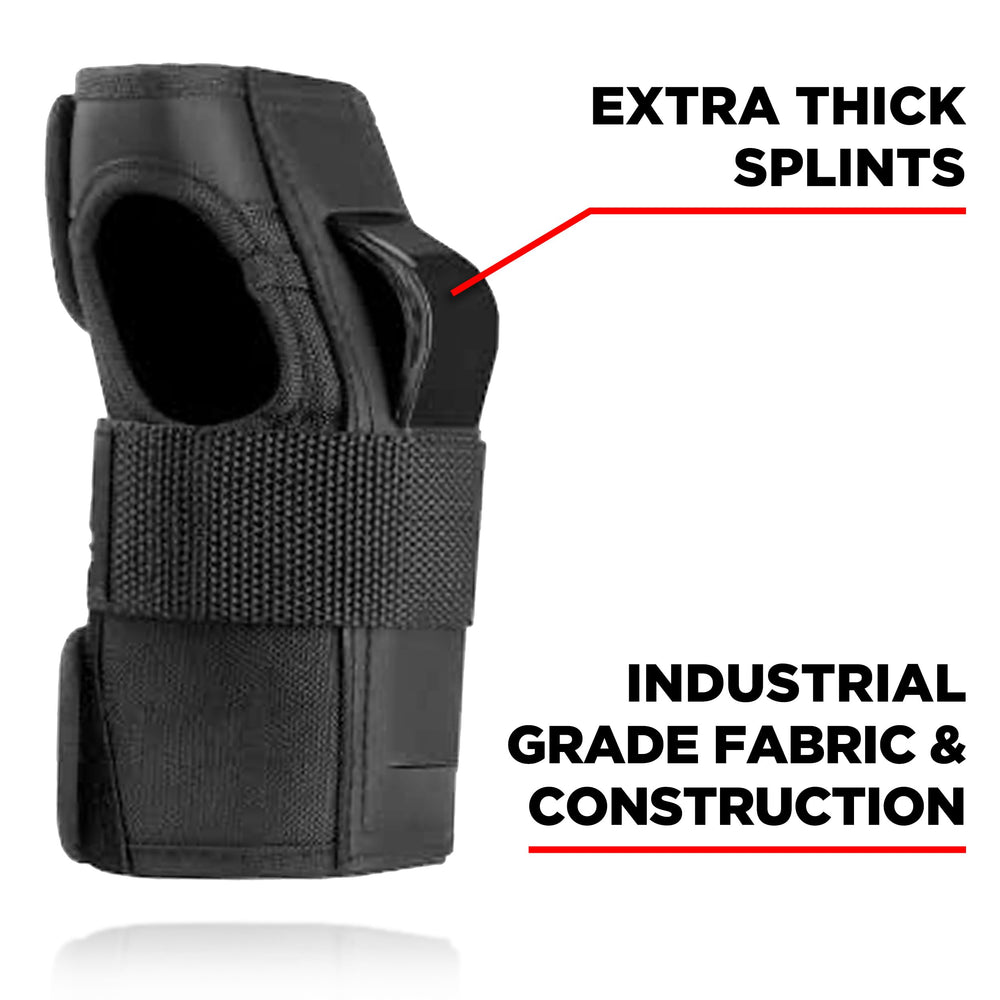 187 Killer Pads wrist guards built with ballistic nylon and heavy stitching for long lasting protection