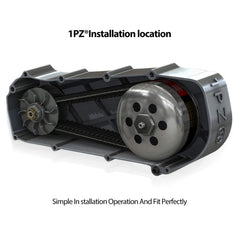 American Sportworks compatibility belt by 1PZ for easier kart maintenance.