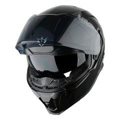 1Storm KT828 outer smoked visor close-up for shading in bright sun