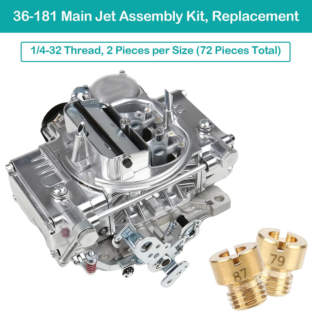 2 MULE TEAM 36-181 brass jets organized in clear packaging for quick selection.