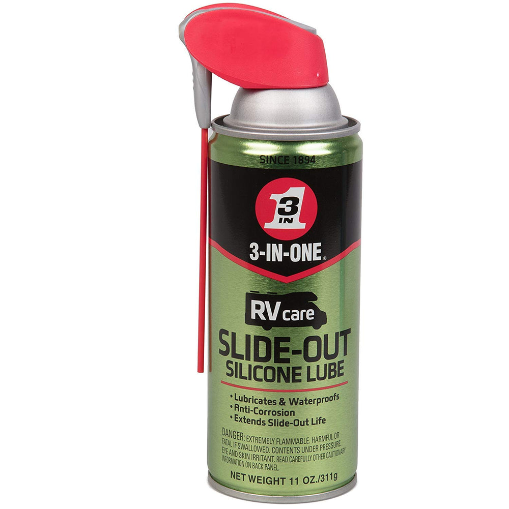3-IN-ONE RVcare Window-and-Track Dry Lube reduces friction for easy window operation.