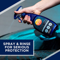 Exterior protection during wash helps reduce dirt buildup
