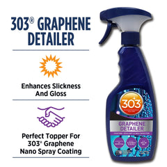 Graphene Detailer Spray used as a drying aid on wet surfaces.