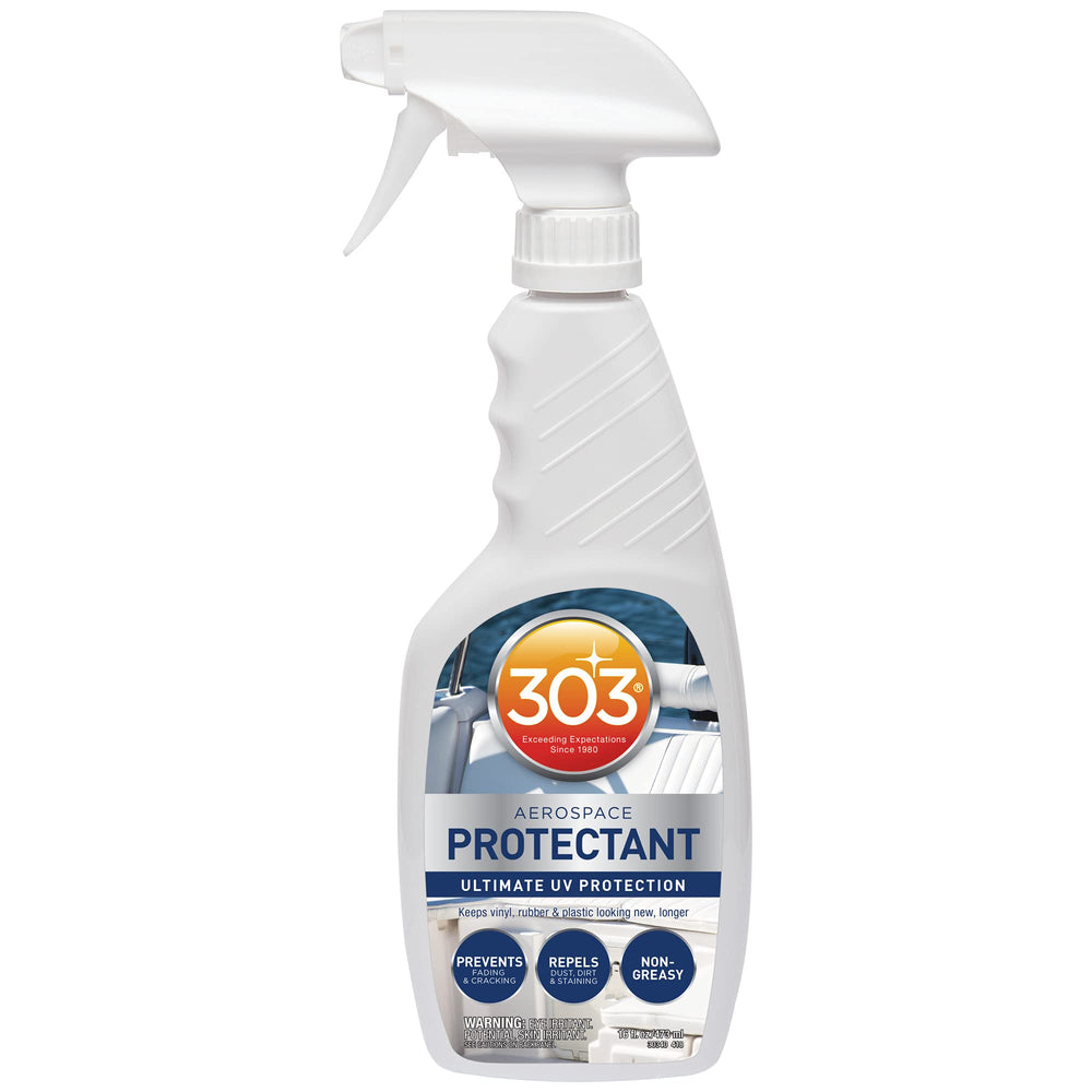 303 Products Marine Aerospace Protectant Spray bottle ready for outdoor care