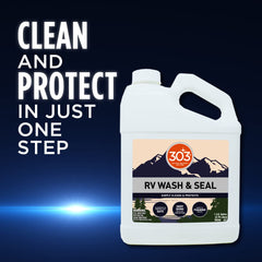 303 Products RV Wash & Seal water sheeting during drying