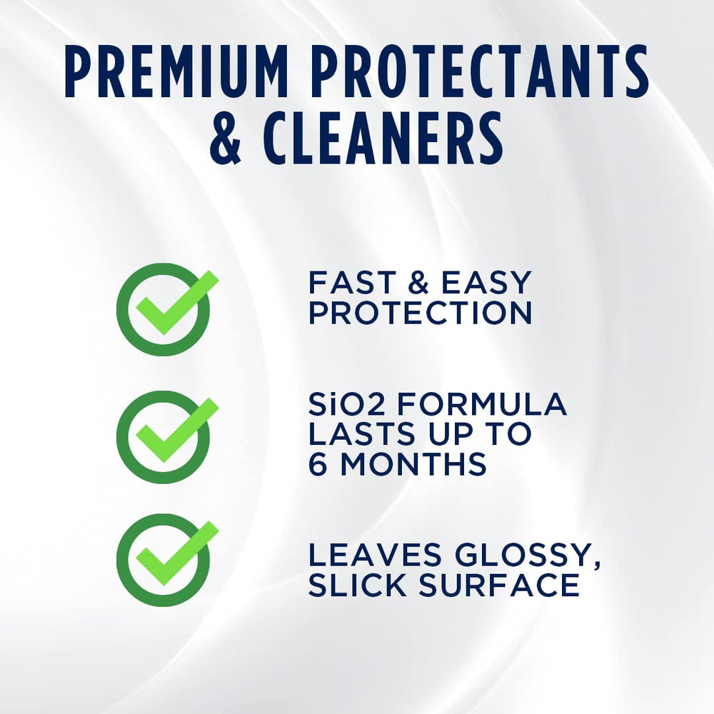 Glossy finish from 303 Products Spray & Rinse enhances vehicle shine.