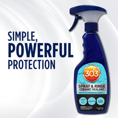 Paint protection from 303 Products Ceramic Sealant reduces water spots.