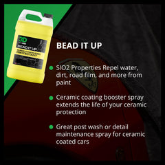 3D Bead It Up long-lasting finish reduces reapplication frequency