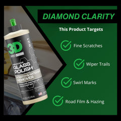 3D Glass Polish shown with rotary polisher for efficient scratch removal