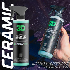 3D GLW SiO2 hydrophobic water beads on surface
