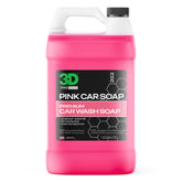 3D Pink Car Soap bottle pour shows easy application for a gentle wash