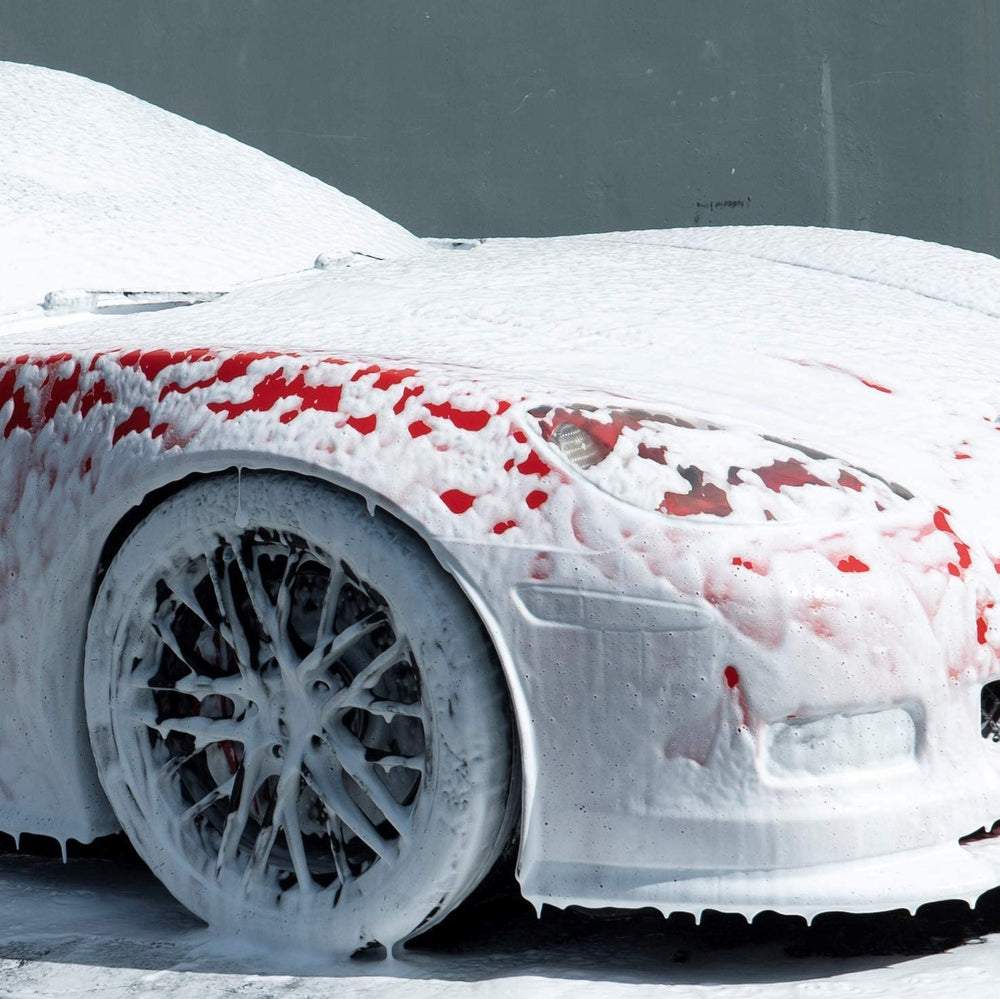 Label notes pH balance of 3D Pink Car Soap protecting finishes