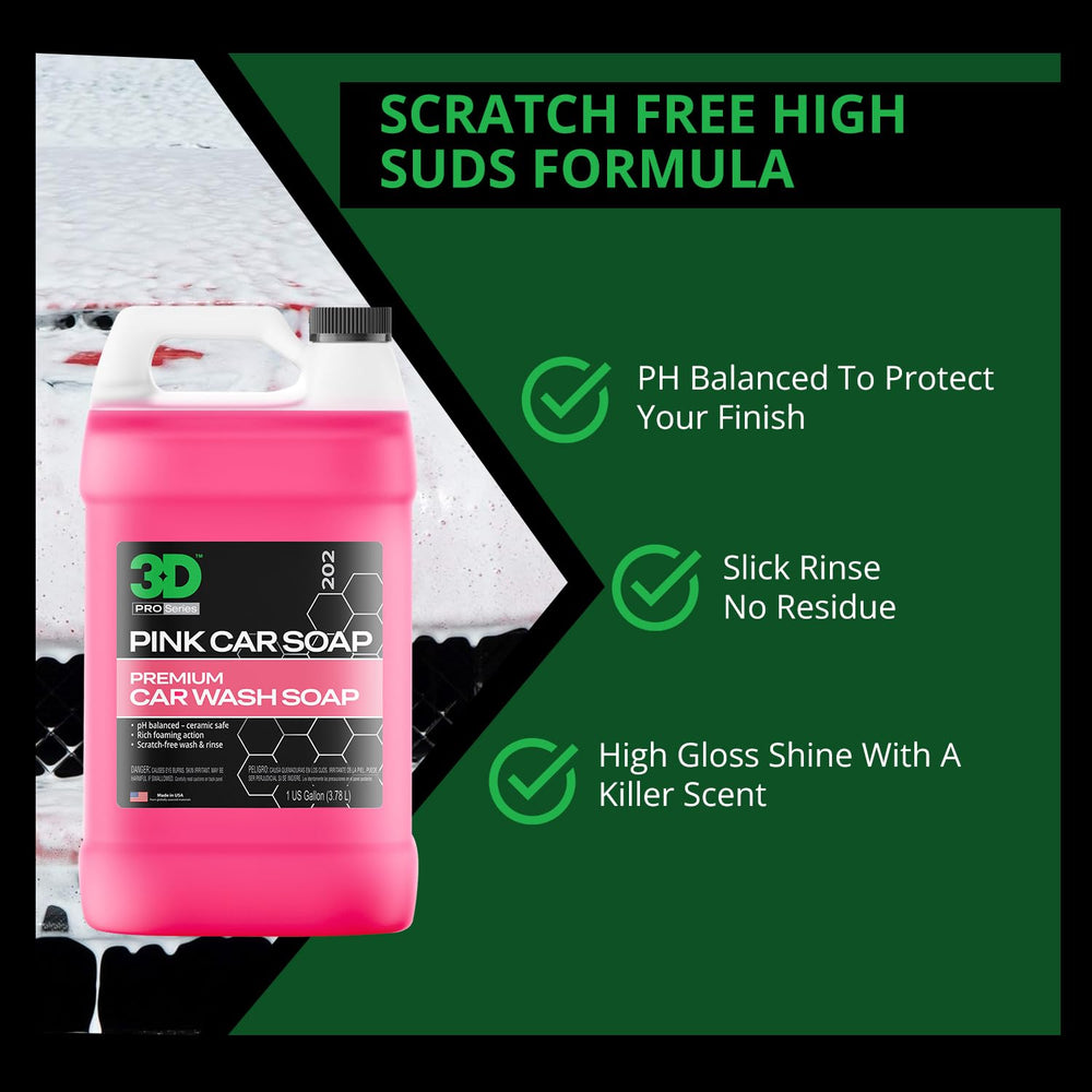 USA-made 3D Pink Car Soap backed by decades of car care expertise