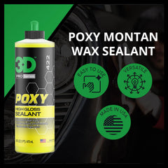Exterior surface protected by 3D POXY Montan Wax sealant