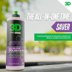 3D Speed scratch removal close-up highlights minor defects being smoothed.