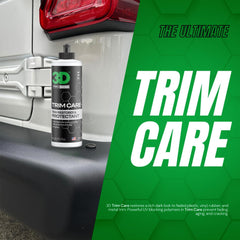 3D Trim Care Restorer after application delivers a non-greasy, natural finish.