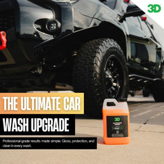 3D Ultimate Wash sun-friendly rinse prevents water spots in sunlight.