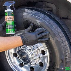 3D Ultra Protectant on wheel wells and molding for uniform gloss