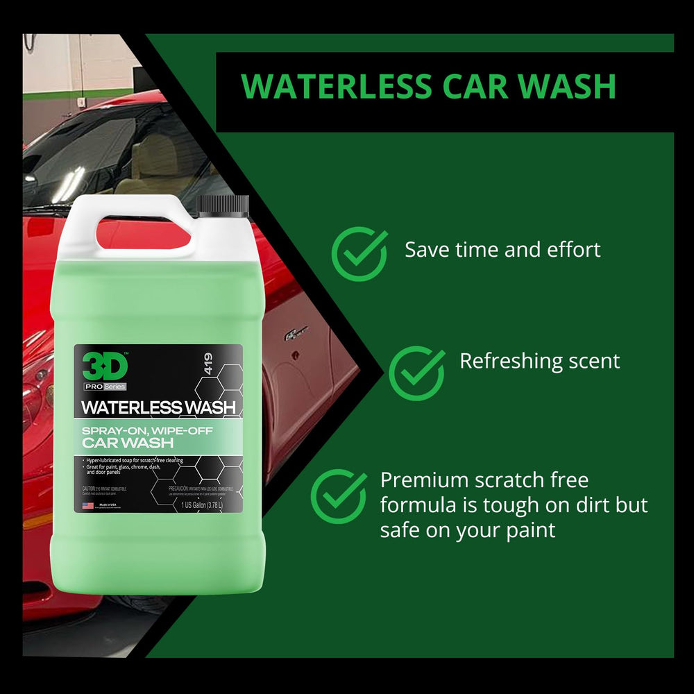 3D Waterless Car Wash proudly made in the USA.