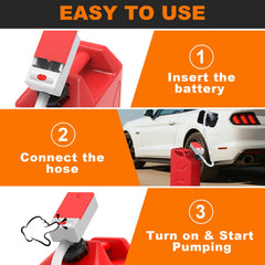 3FP portable fuel pump for can makes on-the-go transfers easy