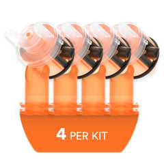 3M Accuspray atomizing head see-through design aids quick inspection and cleaning.