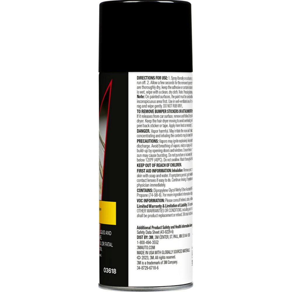 3M Adhesive Remover after cleaning showing a clean, residue-free surface