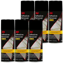 3M Adhesive Remover pack of six cans front view for quick project readiness