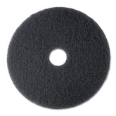 3M Black Stripper Pad 7200 close-up of coarse fibers for aggressive stripping on concrete