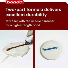 3M Bondo 907 putty demonstrates a fast work time on automotive repairs.
