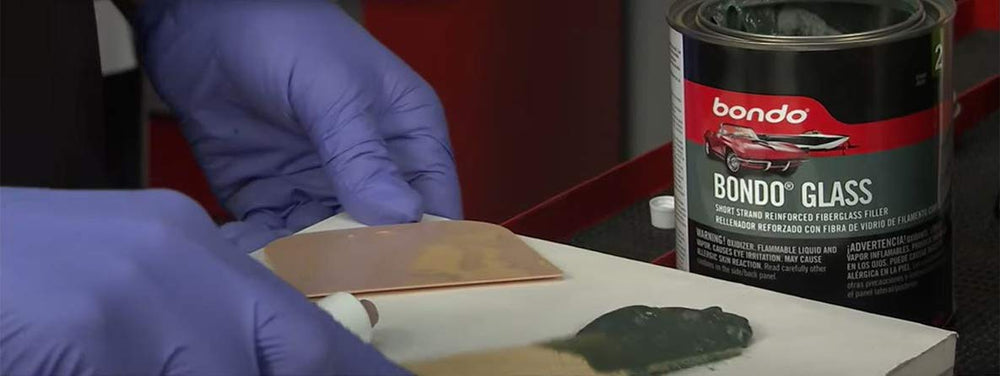 3M Bondo Glass Stage 2 filler ideal for wood repair.