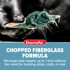 3M Bondo-Hair long-strand filler waterproof formula ideal for car and boat repairs
