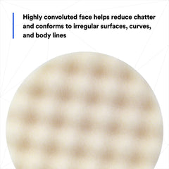 3M Foam Compounding Pad 05723 conforms to curves and body lines