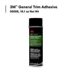 3M General Trim Adhesive 08088 demonstrates spray coverage for even application.