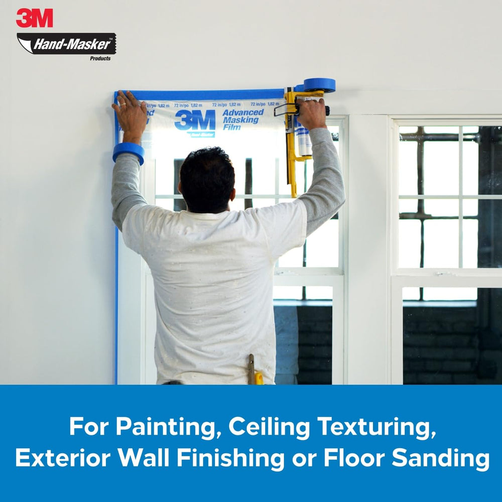 3M Hand-Masker masking film pre-folded for fast, clean edge protection.