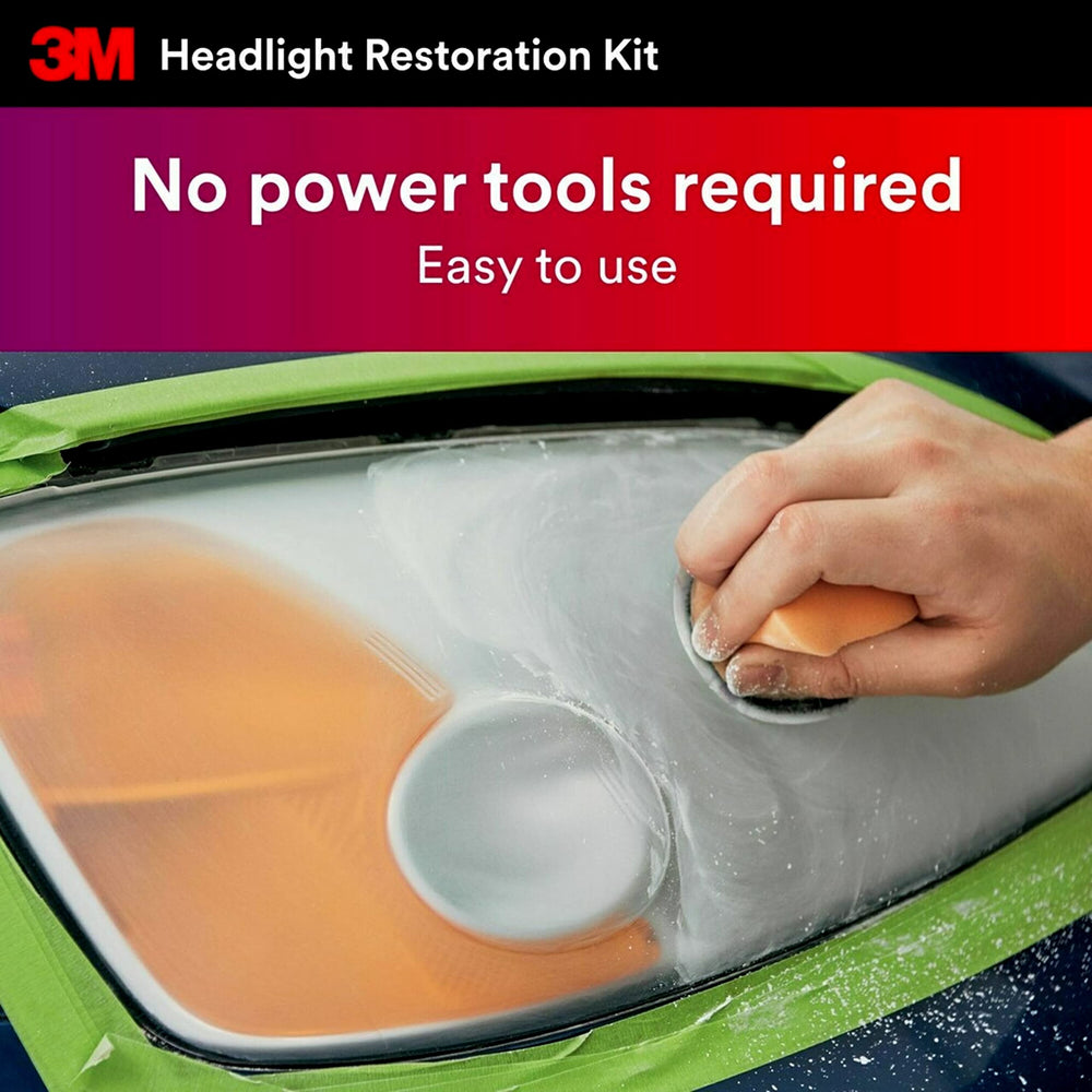 Headlight kits cover up to four lenses when used as directed