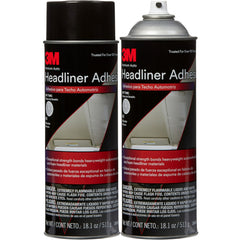 3M Headliner Adhesive aerosol can 2-pack bonds headliners efficiently for automotive interiors.