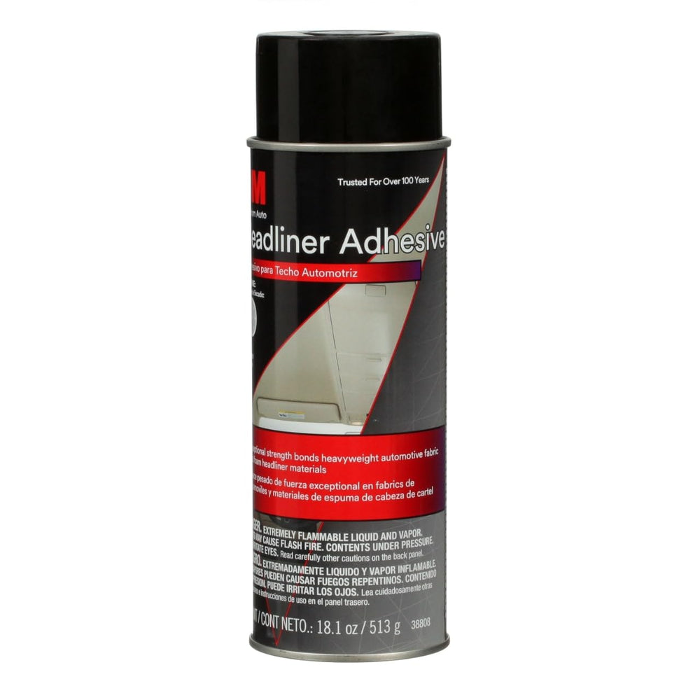 3M Headliner Adhesive dries in 30 to 60 minutes, speeding projects