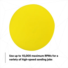 3M Hookit 05776 medium-density foam provides firm backing with light flex.