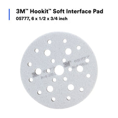 3M Hookit Soft Interface Pad 05777 multi-hole pattern supports dust extraction during sanding