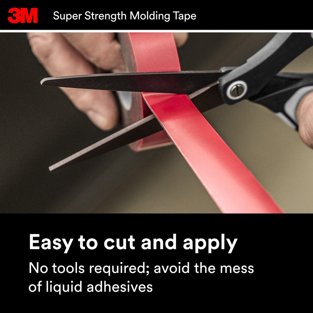 3M molding-tape side moldings emblems bonding to vehicle surface
