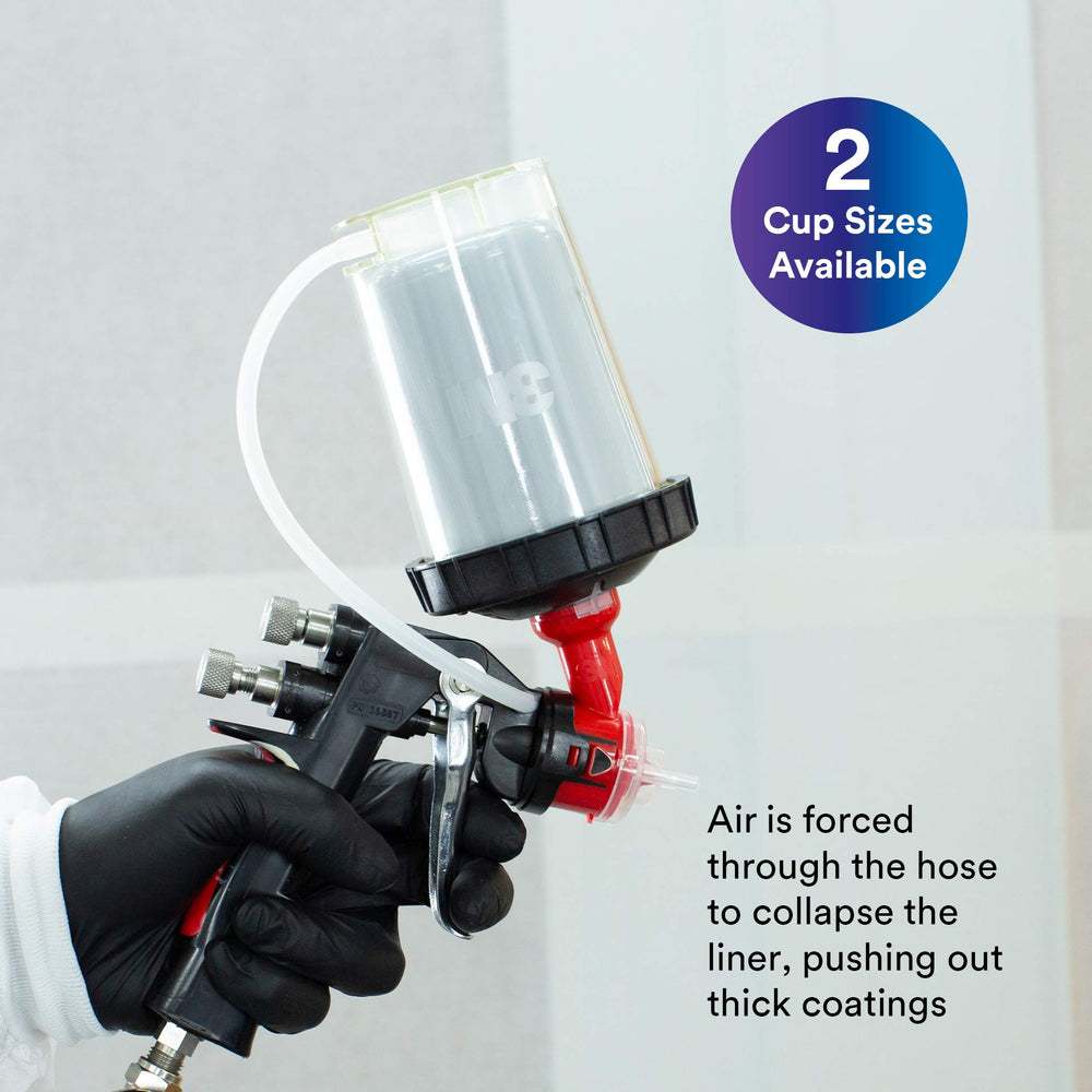 3M Midi cup applying thick coatings on cars, boats, and furniture
