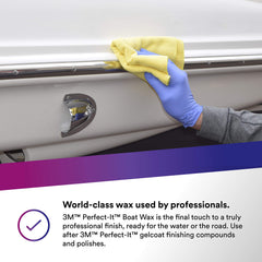 3M Perfect-It Boat Wax provides weather and oxidation protection.